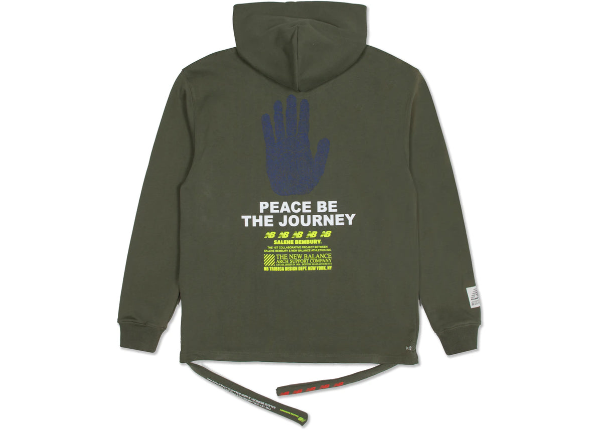New Balance x Salehe Yurt Hoodie Peyote - vue secondaire B