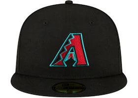 New Era 59Fifty Diamondback Alt On Field Hat Black/Red - vue 360