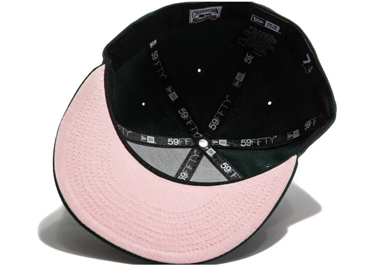 New Era Anaheim Angels Green Eggs Hat Club Exclusive Fitted Hat Green/Pink - vue secondaire B