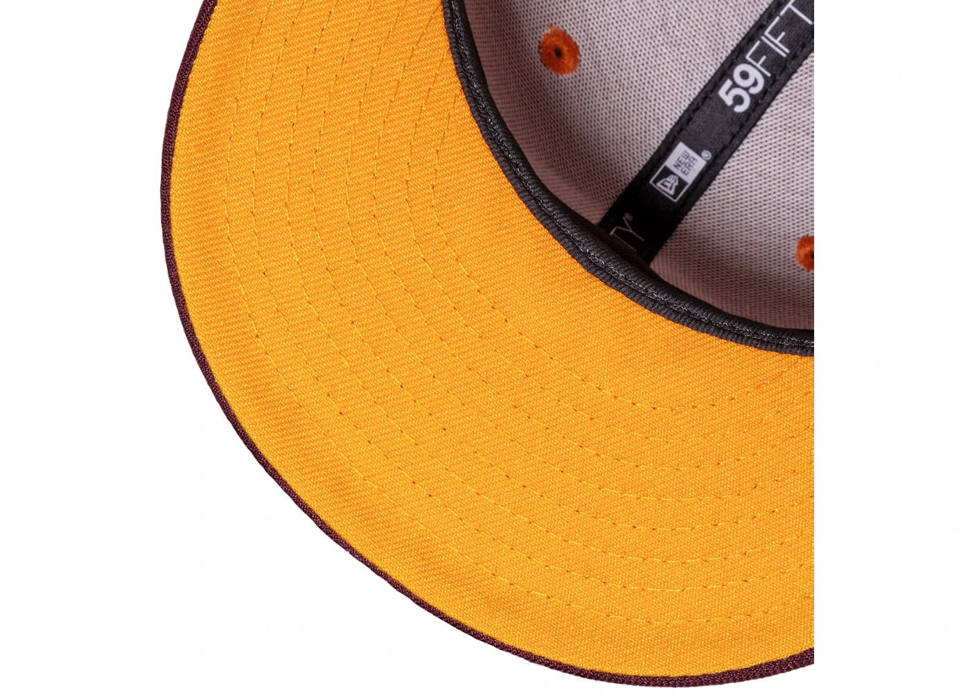 New Era Colorado Rockies Fall Collection 1998 All Star Game Capsule Hats Exclusive 59Fifty Fitted Hat Orange/Yellow - vue secondaire B