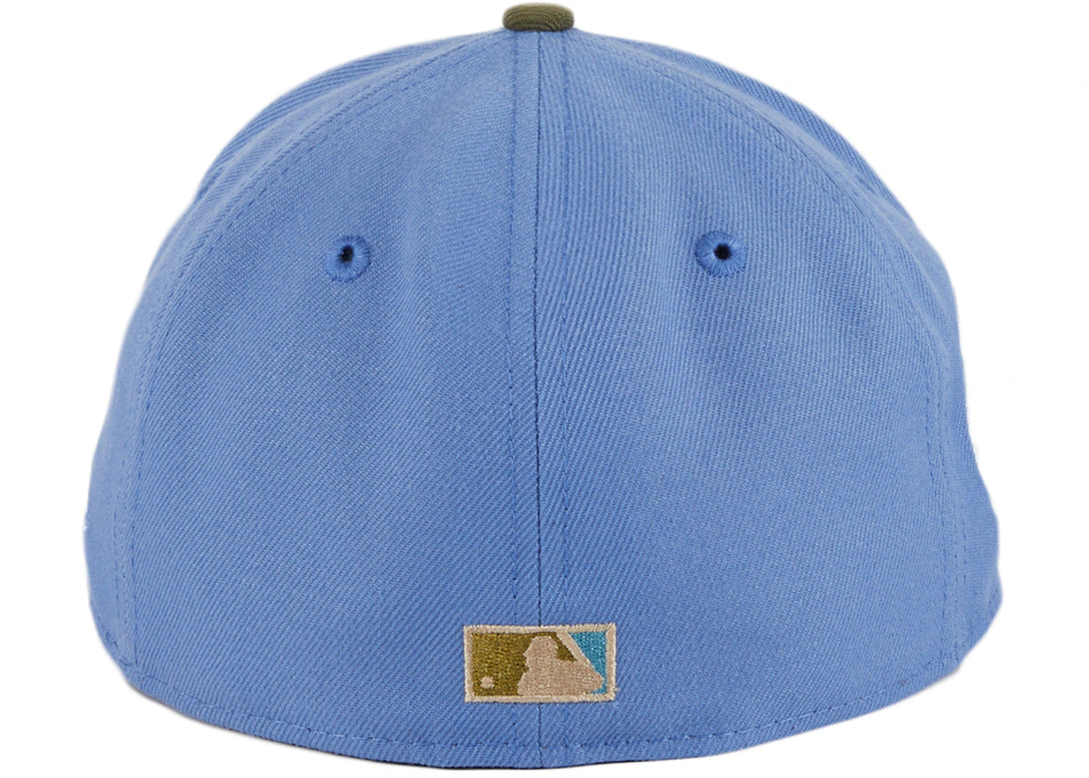 New Era Detroit Tigers Great Outdoors 1951 All Star Game Patch Hat Club Exclusive 59Fifty Fitted Hat Indigo/Olive - vue secondaire B