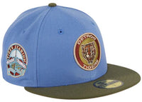 New Era Detroit Tigers Great Outdoors 1951 All Star Game Patch Hat Club Exclusive 59Fifty Fitted Hat Indigo/Olive