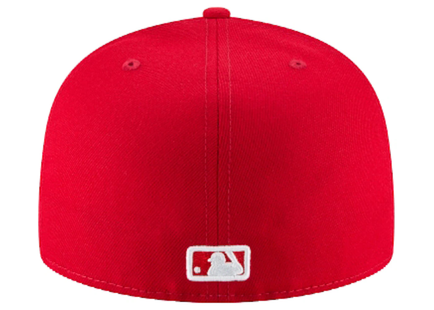 New Era Los Angeles Dodgers Basic 59Fifty Fitted Hat Scarlet Red - vue secondaire B