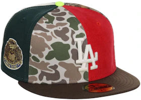New Era Los Angeles Dodgers Chase B x MLB Maximal 59Fifty Fitted Cap Multi/Plaid/Pink - vue 360