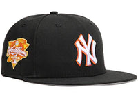 New Era New York Yankees Aux Pack Vol 2 2000 World Series Patch Hat Club Exclusive 59Fifty Fitted Hat Black/White/Orange
