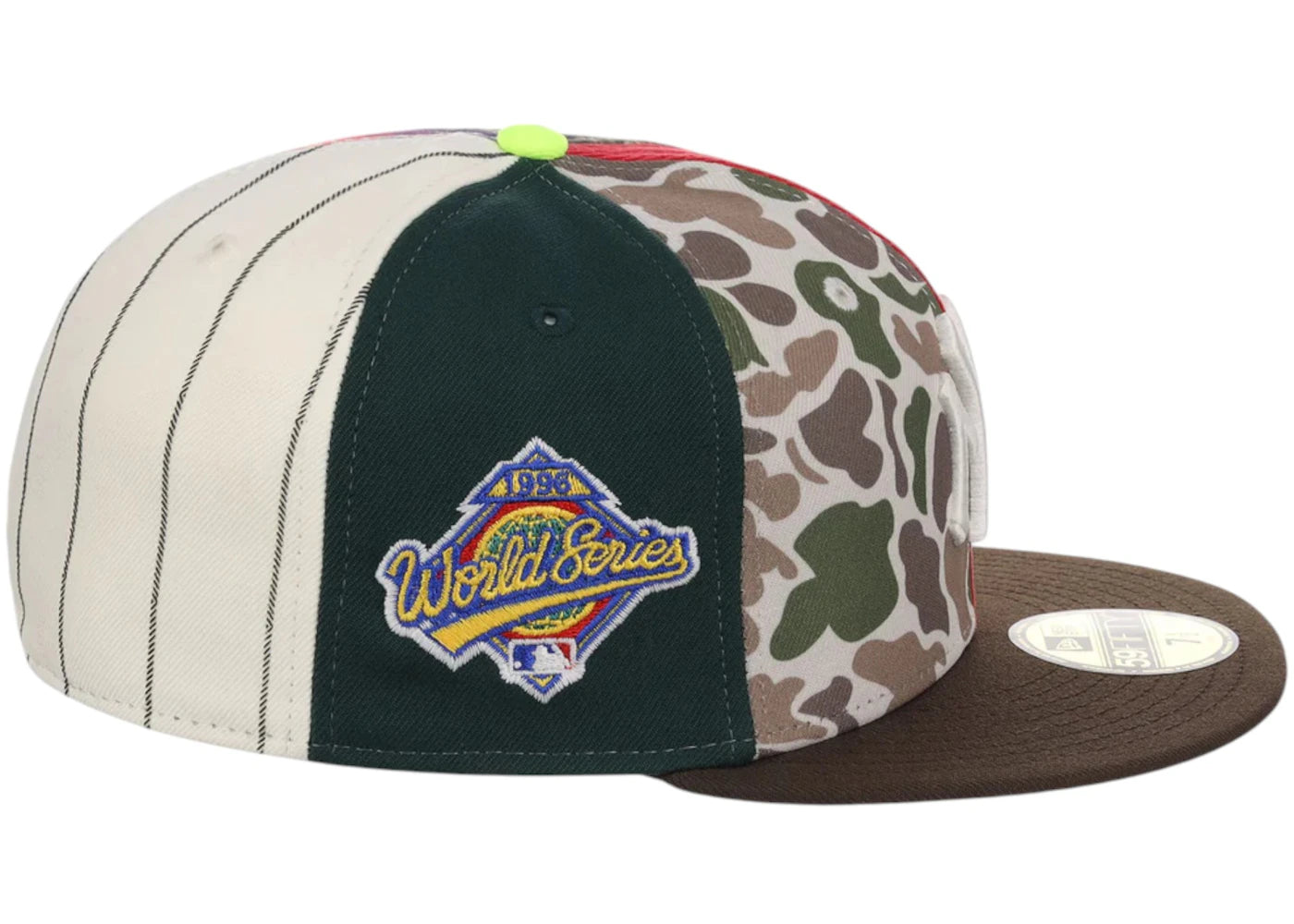 New Era New York Yankees Chase B x MLB Maximal 59Fifty Fitted Cap Multi/Plaid/Pink - vue secondaire A