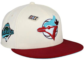 New Era Toronto Blue Jays Capsule Chrome 2.0 1993 World Series Fitted Hat 59Fifty Fitted Hat White/Blue - vue 360