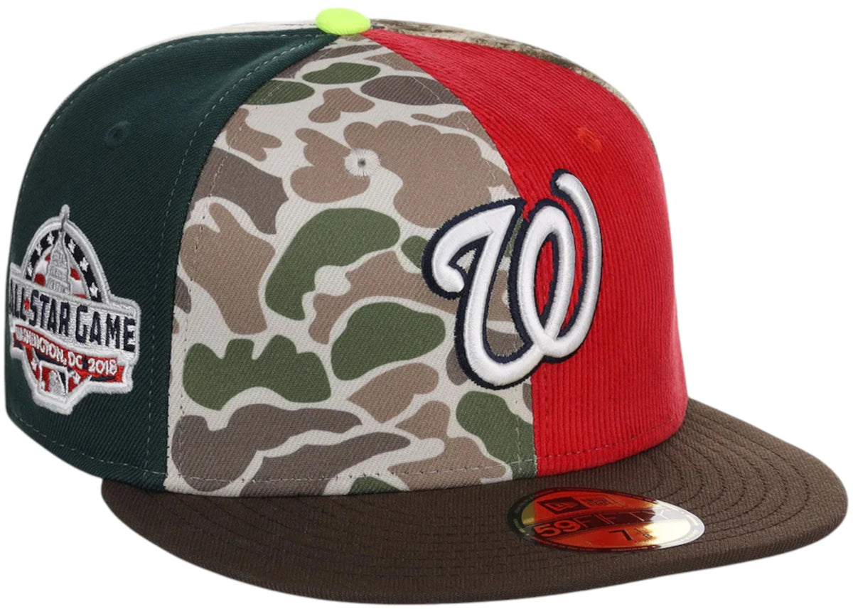 New Era Washington Nationals Chase B x MLB Maximal 59Fifty Fitted Cap Multi/Plaid/Pink - vue 360