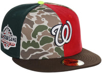 New Era Washington Nationals Chase B x MLB Maximal 59Fifty Fitted Cap Multi/Plaid/Pink