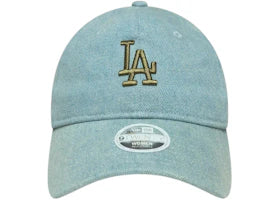 New Era Women's Los Angeles Dodgers Denim 9TWENTY Cap (SS25) Navy - vue 360