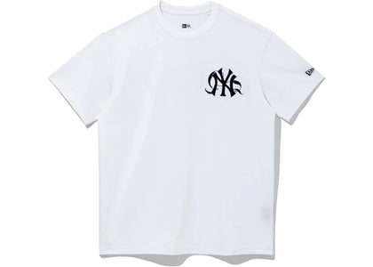 New Era x BTS x MLB Black Swan New York Yankees T-Shirt White - apparel view 2
