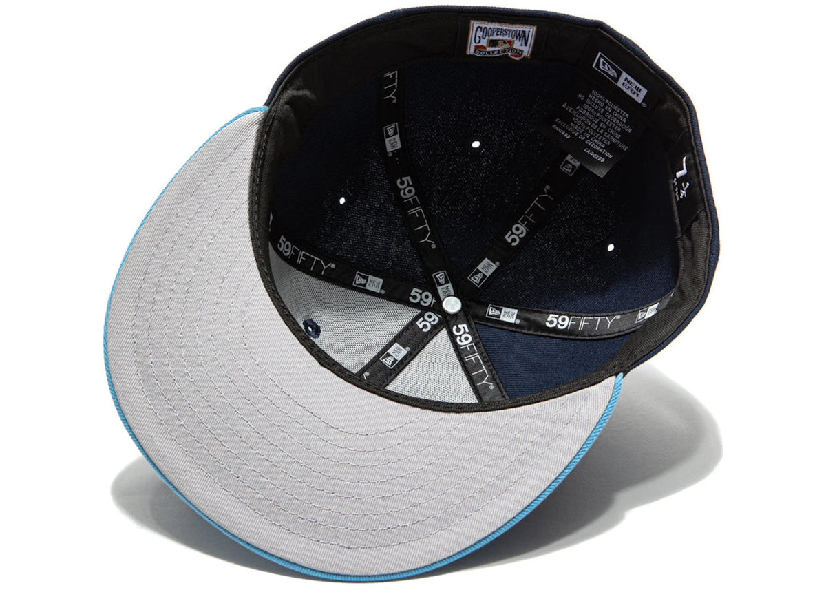 New Era x Hat Club Exclusive Cool Fashion Houston Astros 50th Anniversary Patch 59Fifty Fitted Hat Navy/Red - vue secondaire B