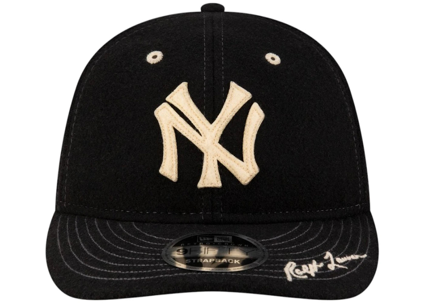 New Era x Ralph Lauren Retro Crown FIFTY Snapback Cap Black - vue secondaire B