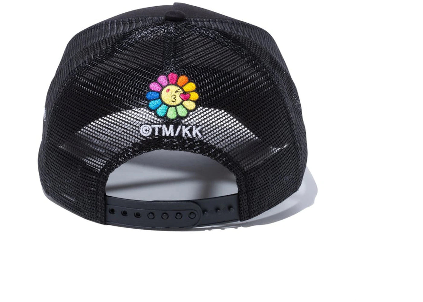 New Era x Takashi Murakami A-Frame Trucker Flower Flag 9Forty Hat Black - vue secondaire B