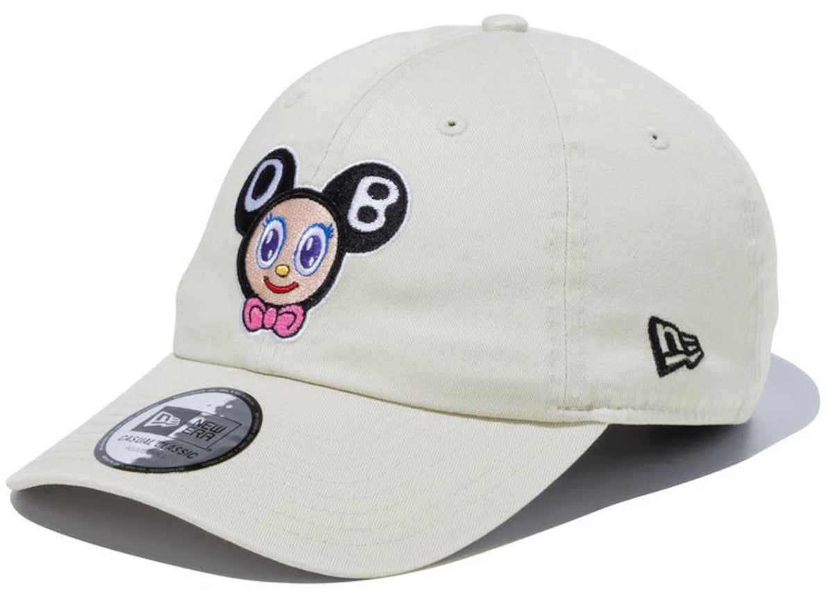 New Era x Takashi Murakami Flower DOB Stone Casual Classic Hat White - vue secondaire A