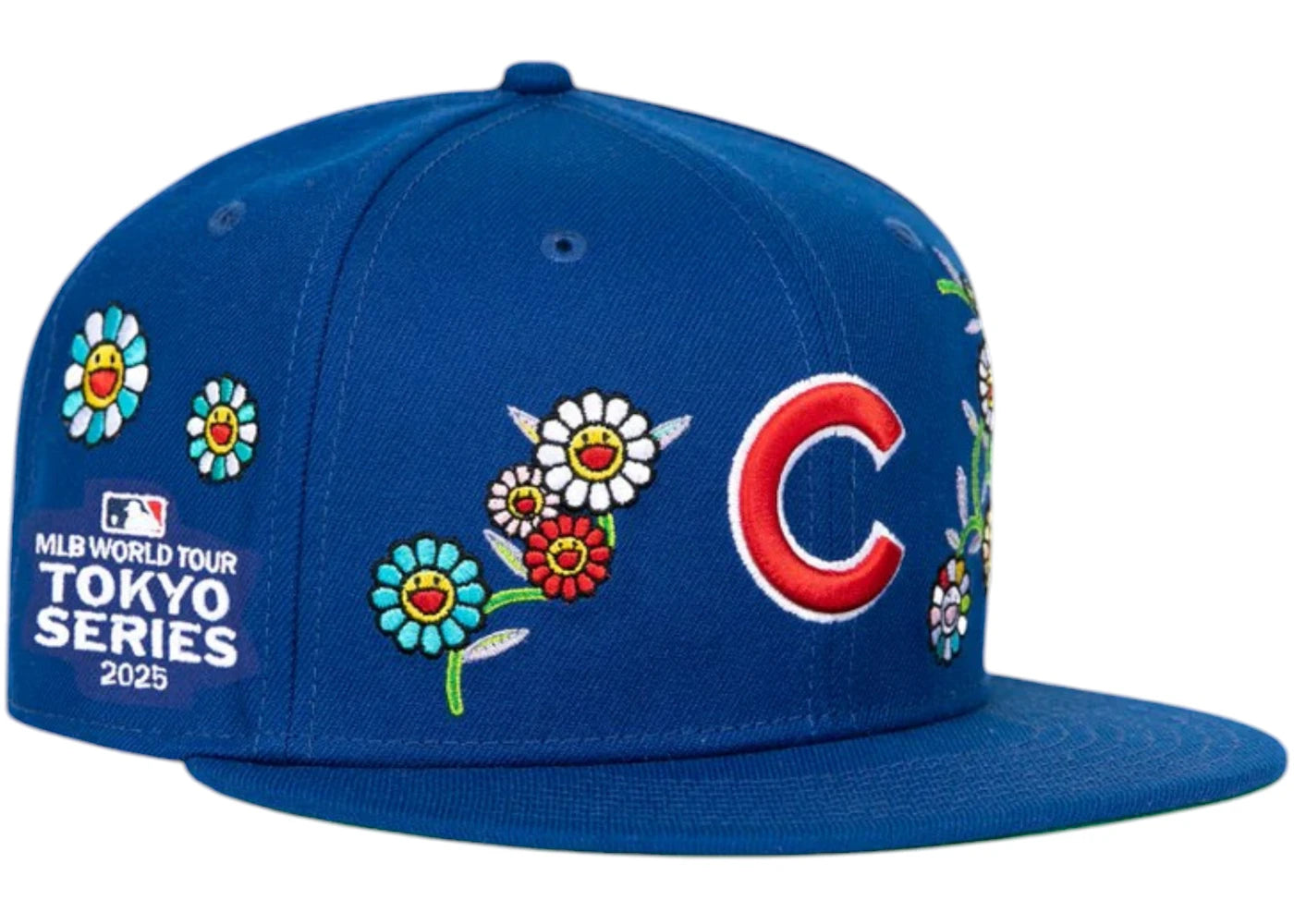 New Era x Takashi Murakami x MLB World Tour Tokyo Series 2025 New Era 59Fifty Cubs Fitted Hat Blue - vue secondaire B