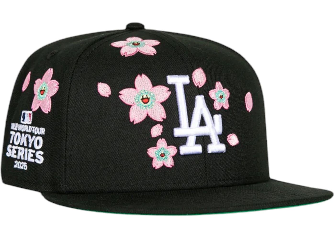 New Era x Takashi Murakami x MLB World Tour Tokyo Series 2025 New Era 59Fifty Dodgers Fitted Hat Black