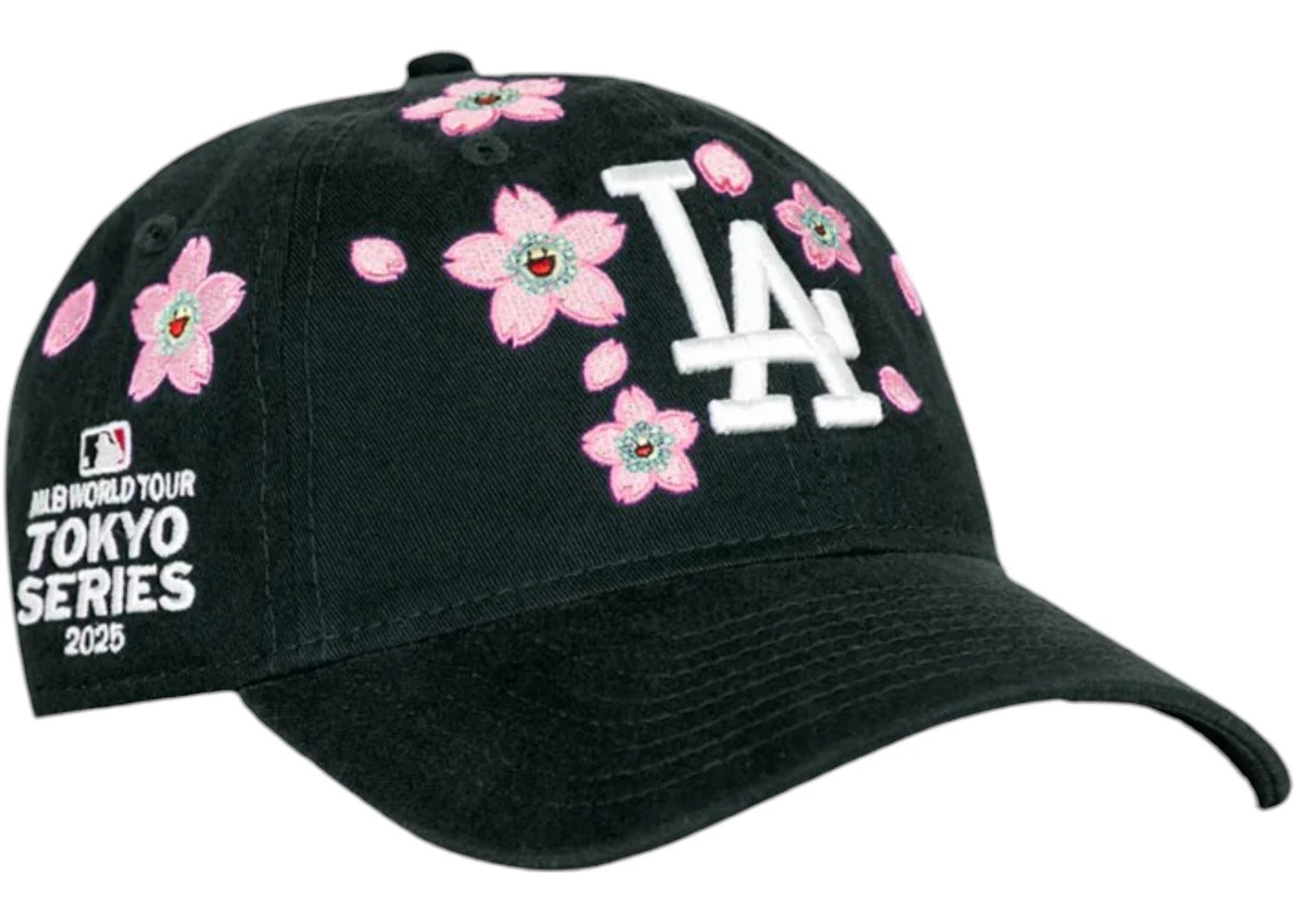 New Era x Takashi Murakami x MLB World Tour Tokyo Series 2025 New Era 9Twenty Dodgers Strapback Hat Black