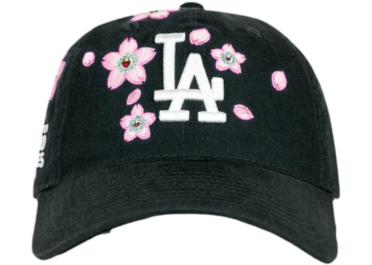 New Era x Takashi Murakami x MLB World Tour Tokyo Series 2025 New Era 9Twenty Dodgers Strapback Hat Black - vue 360