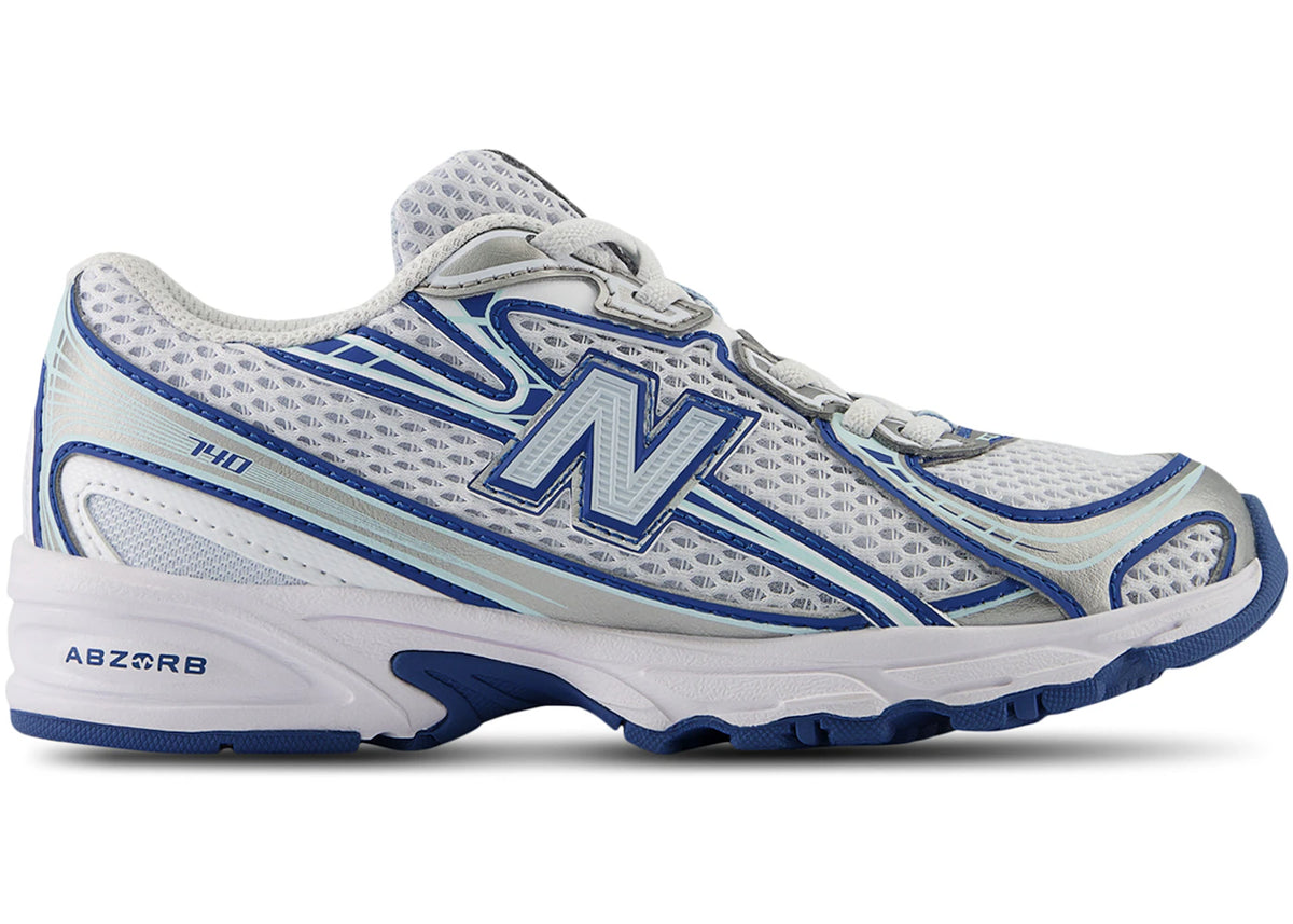 New Balance 740 Bungee Lace Ice Blue Sea Stone (PS) - vue secondaire A
