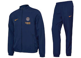 Nike 2023-24 Paris Saint-Germain Strike Tracksuit Blue - vue 360