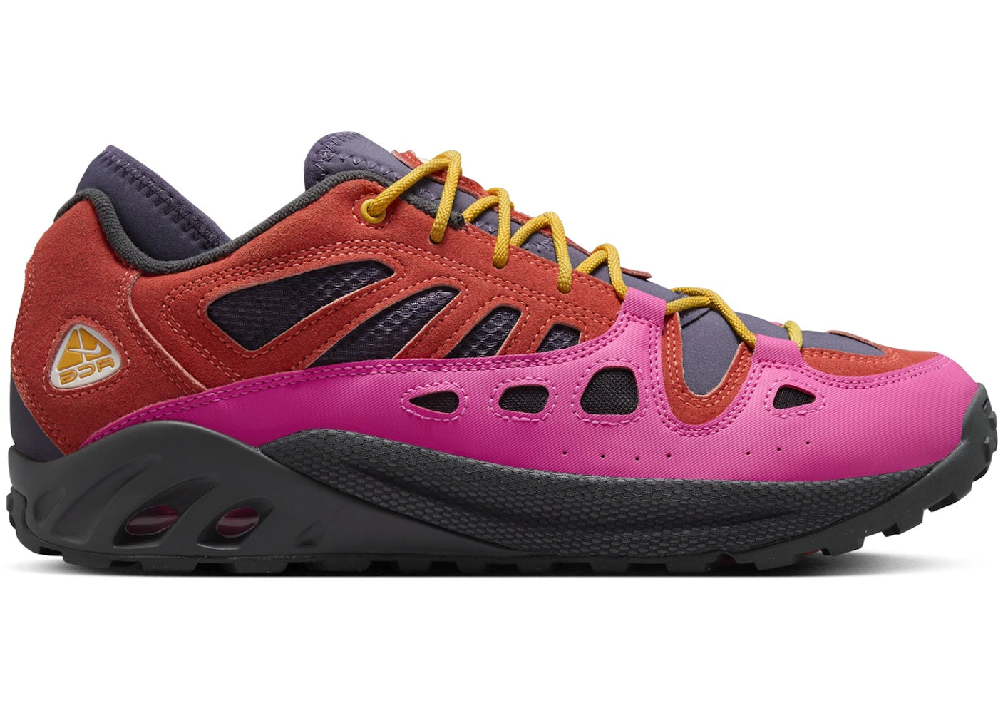 Nike ACG Air Exploraid Light Wild Mango Dark Raisin Laser Fuchsia University Gold - vue 360