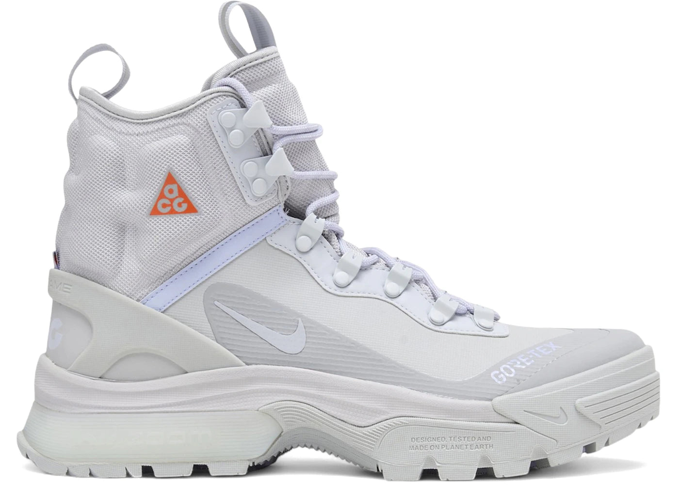Nike ACG Air Zoom Gaiadome Gore-Tex Grey Fog Pure Platinum - vue 360