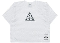 Nike ACG Radical Airflow Dri-Fit Short Sleeve Trail Running Top White Anthracite