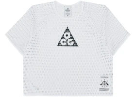 Nike ACG Radical Airflow Dri-Fit Short Sleeve Trail Running Top White Anthracite