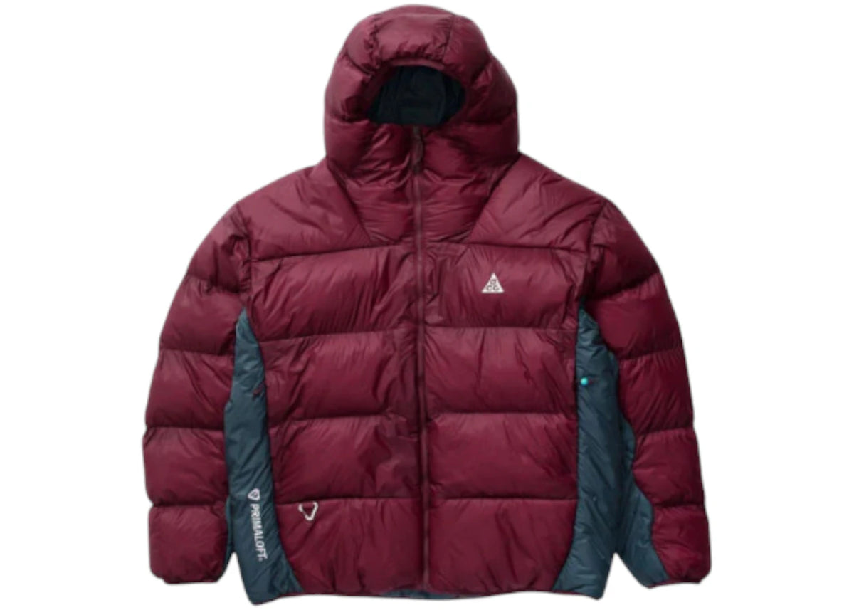 Nike ACG Therma-FIT ADV Lunar Lake Jacket (Asia Sizing) Night Maroon Deep Jungle - vue 360