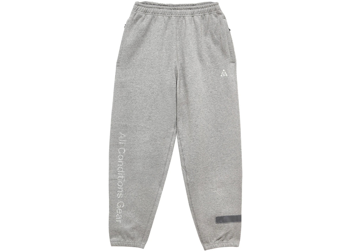 Nike ACG Therma-FIT Airora Full-Zip Fleece Joggers Grey Heather/Black/Light Smoke Grey - vue 360