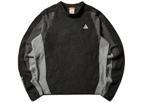 Nike ACG Wolf Tree Crewneck Sweatshirt Black - authentic Nike apparel