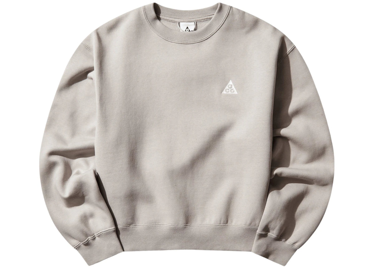 Nike ACG Women's Tuff Fleece Crewneck College Grey - vue secondaire A