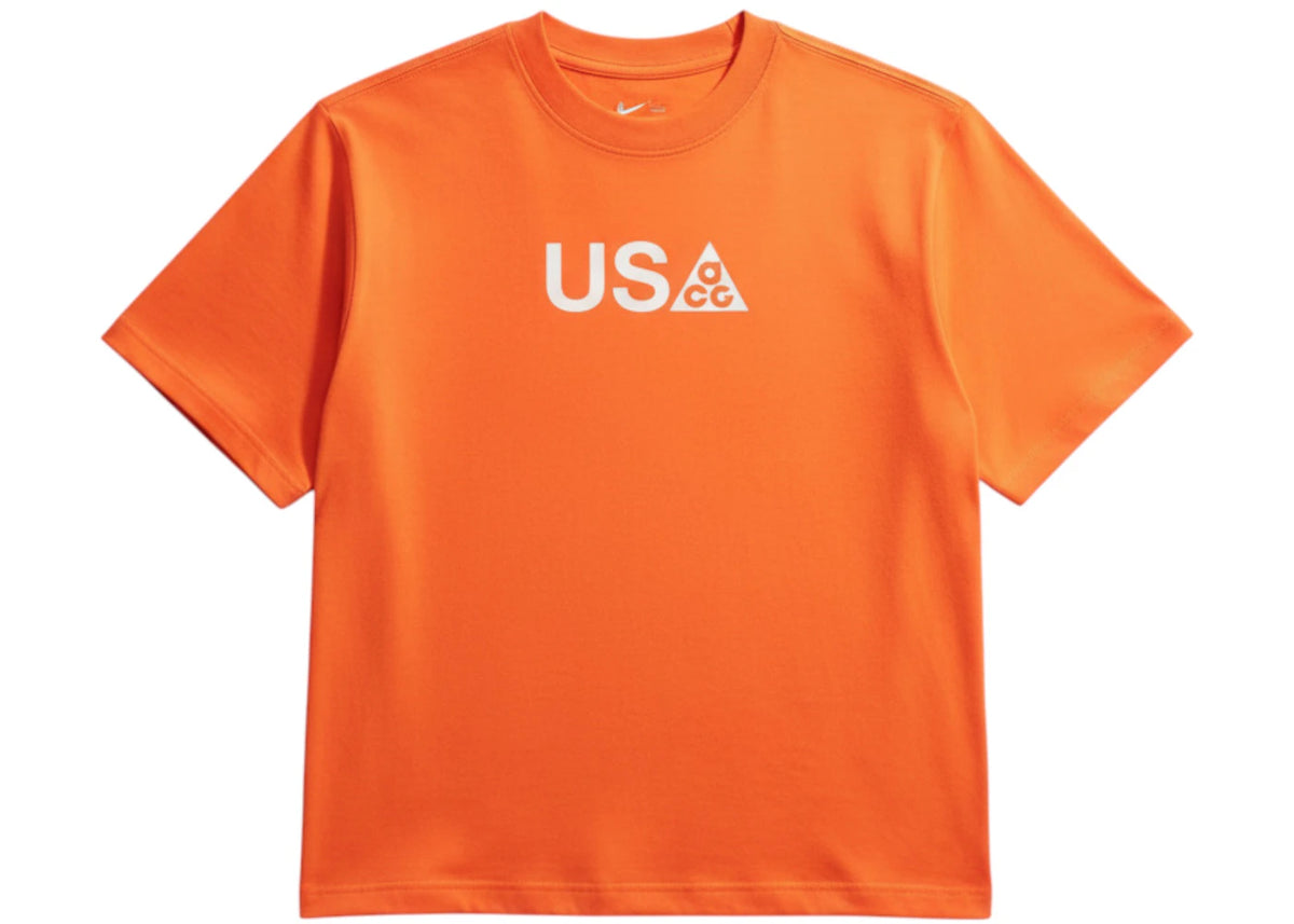 Nike ACG x Team USA Olympics Women's Nike Dri-FIT Short-Sleeve T-shirt Orange - vue secondaire B