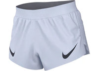 Nike AeroSwift 2" Brief-Lined Running Shorts Football Grey/Dark Obsidian