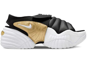 Nike Air Adjust Force Sandal Black Metallic Gold (Women's) - vue 360