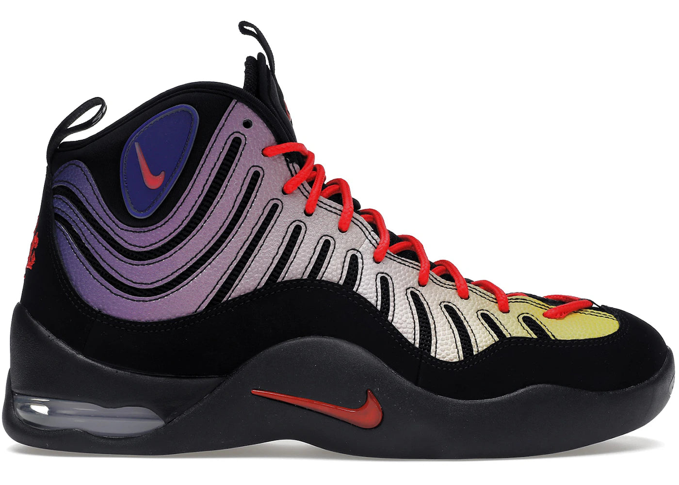 Nike Air Bakin SP Supreme Schwarzer Farbverlauf - vue 360
