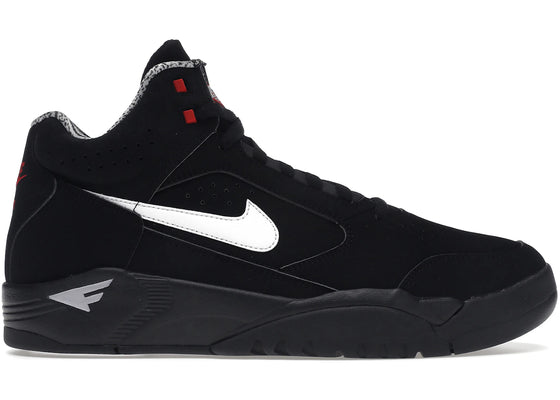 Nike Air Flight Lite II Mid Black White Varsity Red sneakers - authentic Nike shoes