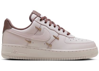 Nike Air Force 1 '07 LX CN Pink Oxford Gold Mini Swooshes (Women's) - sneakers view 2