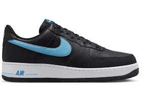 Nike Air Force 1 '07 Low Black University Blue - vue 360