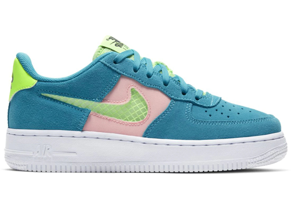 Nike Air Force 1 LV8 Oracle Aqua (GS) - vue secondaire A
