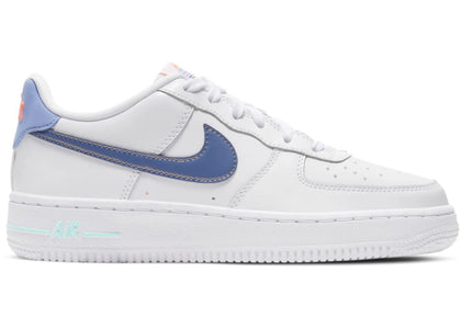 Nike Air Force 1 Low LV8 White Dark Purple (GS) - sneakers view 2