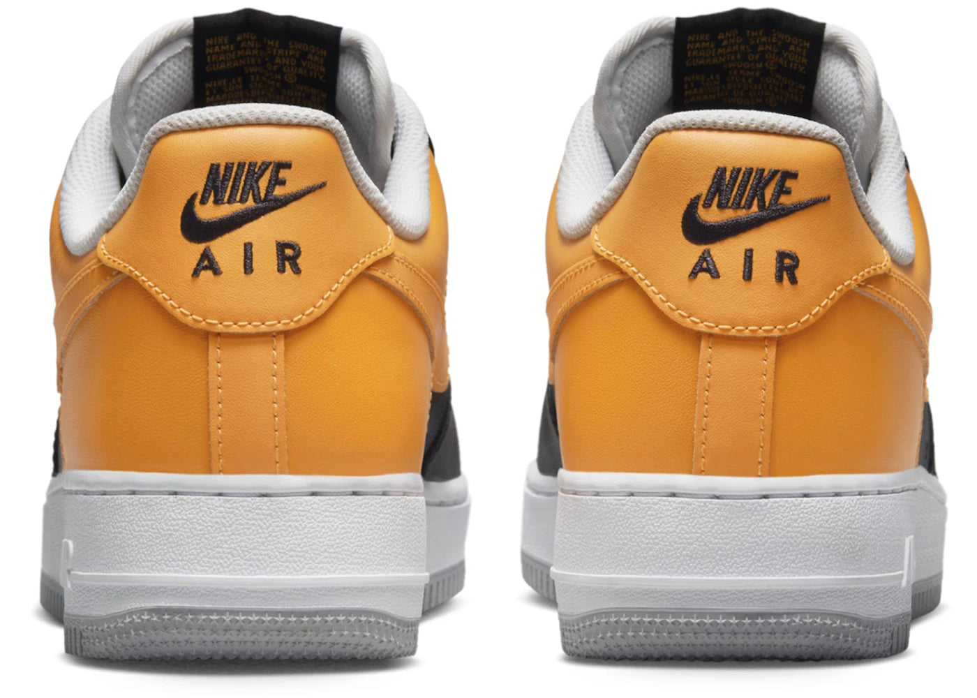 Nike Air Force 1 Low '07 Black Kumquat Light Smoke Grey - vue secondaire B