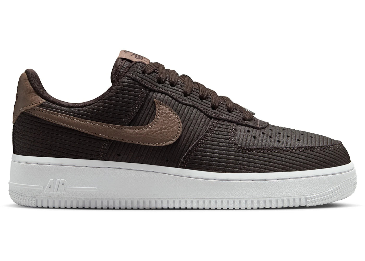 Nike Air Force 1 Low '07 Corduroy Velvet Brown (Women's) - vue 360