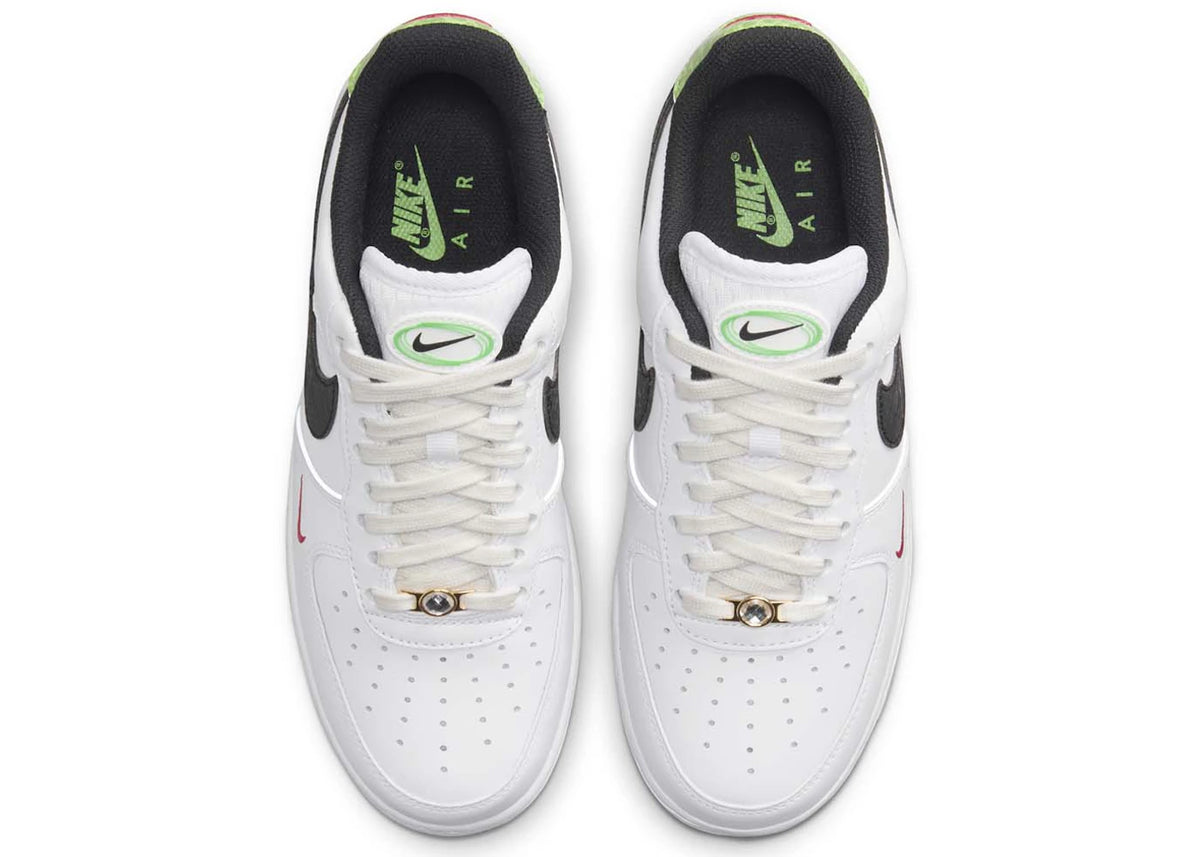 Nike Air Force 1 Low '07 Just Do It Snakeskin White Black (Women's) - vue secondaire B