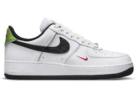 Nike Air Force 1 Low '07 Just Do It Snakeskin White Black (Women's) - authentic Nike sneakers