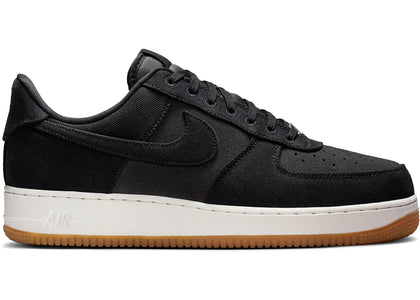 Nike Air Force 1 Low '07 LV8 Black Canvas - authentic Nike sneakers