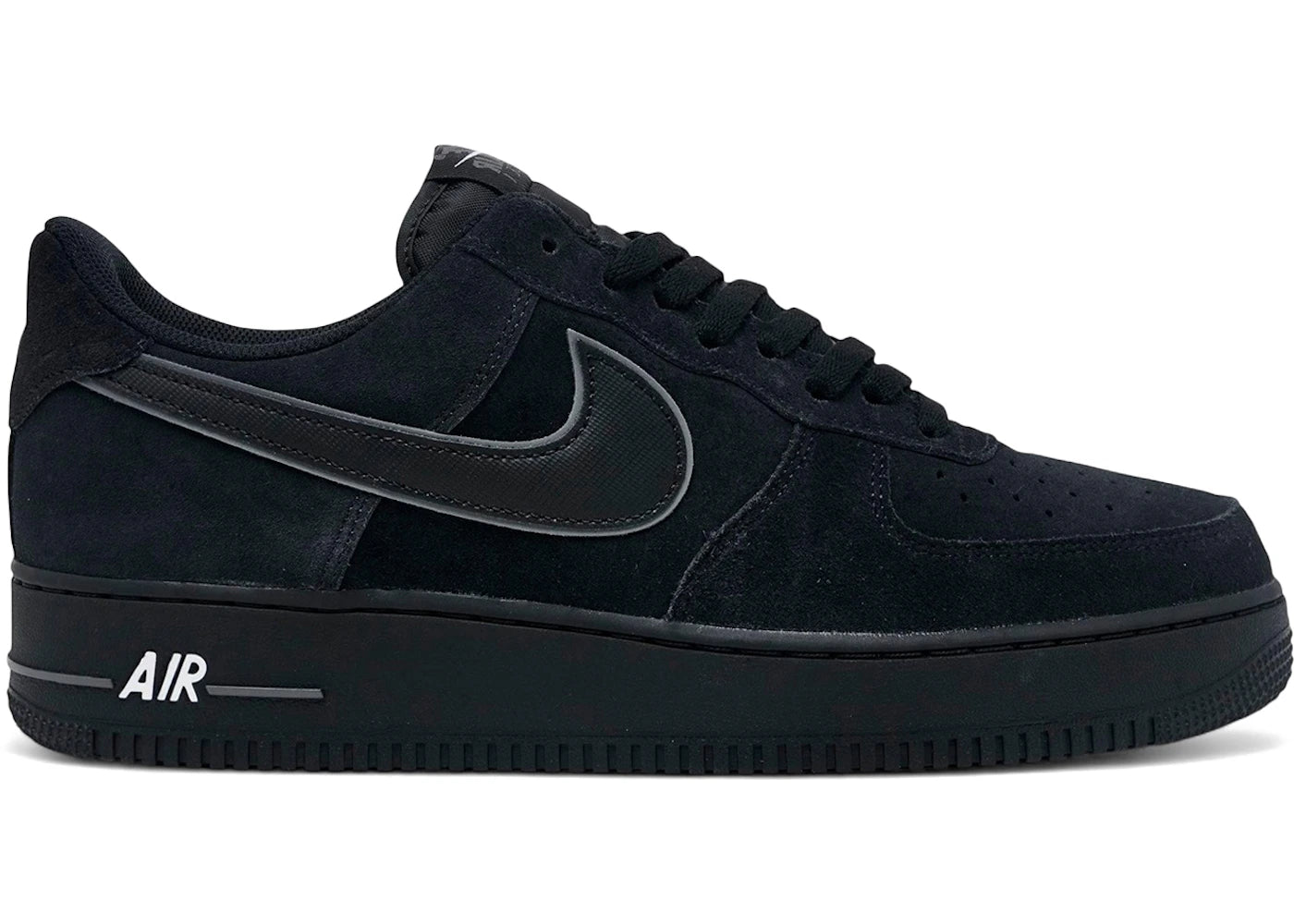 Nike Air Force 1 Low '07 LV8 Black Iron Grey - vue 360