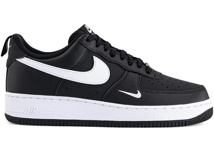 Nike Air Force 1 Low '07 LV8 Carbon Fiber Swoosh Black White - authentic Nike sneakers