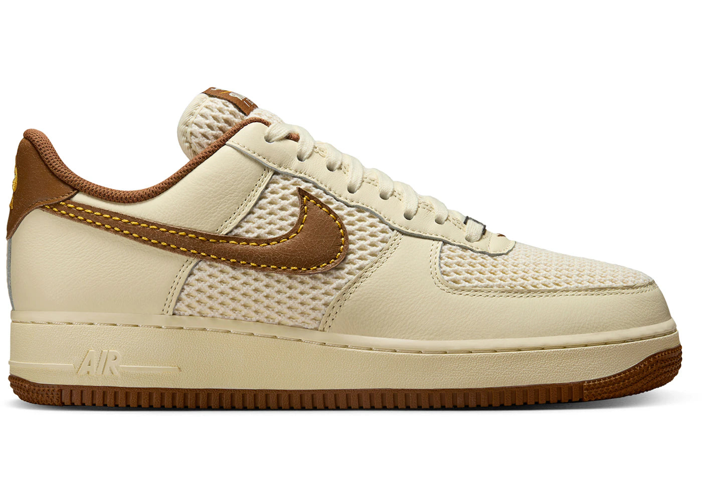 Nike Air Force 1 Low '07 LV8 Coconut Milk Canyon Gold Light British Tan - vue 360